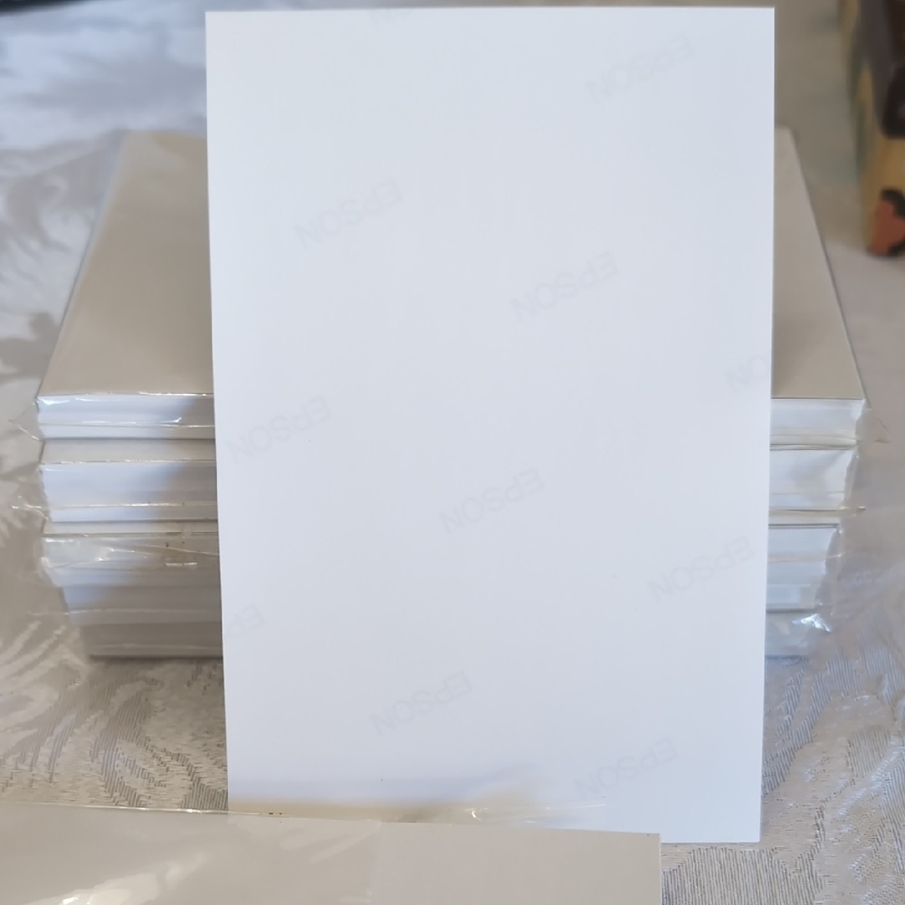 Blank White Photo Paper
